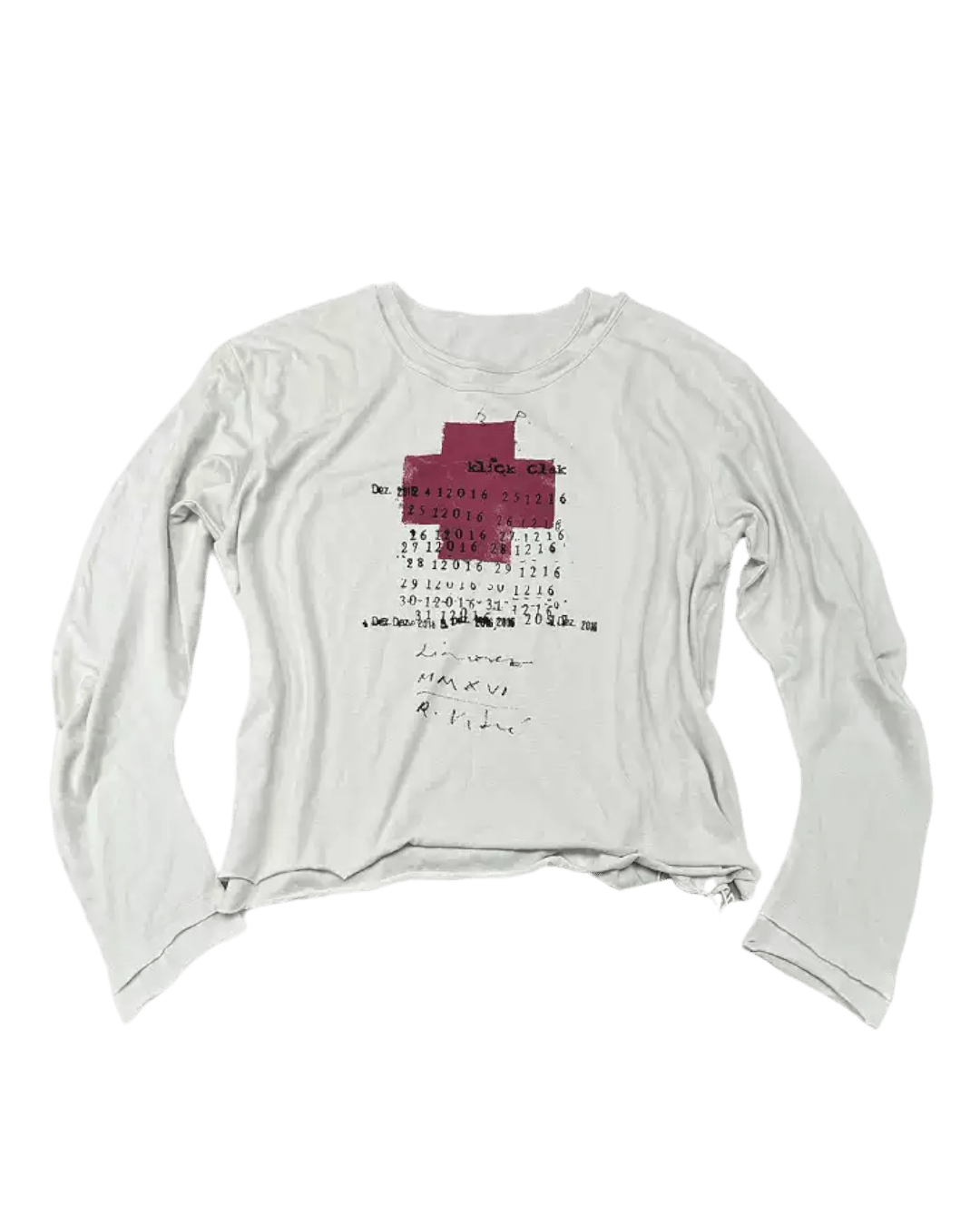 Calendar Long Sleeve