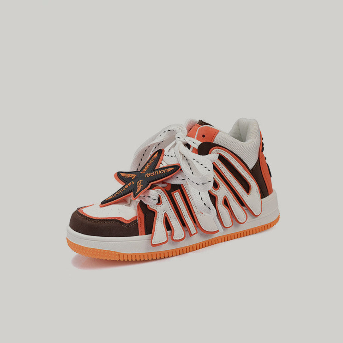 High-Top Starfish Design Sporty Sneakers