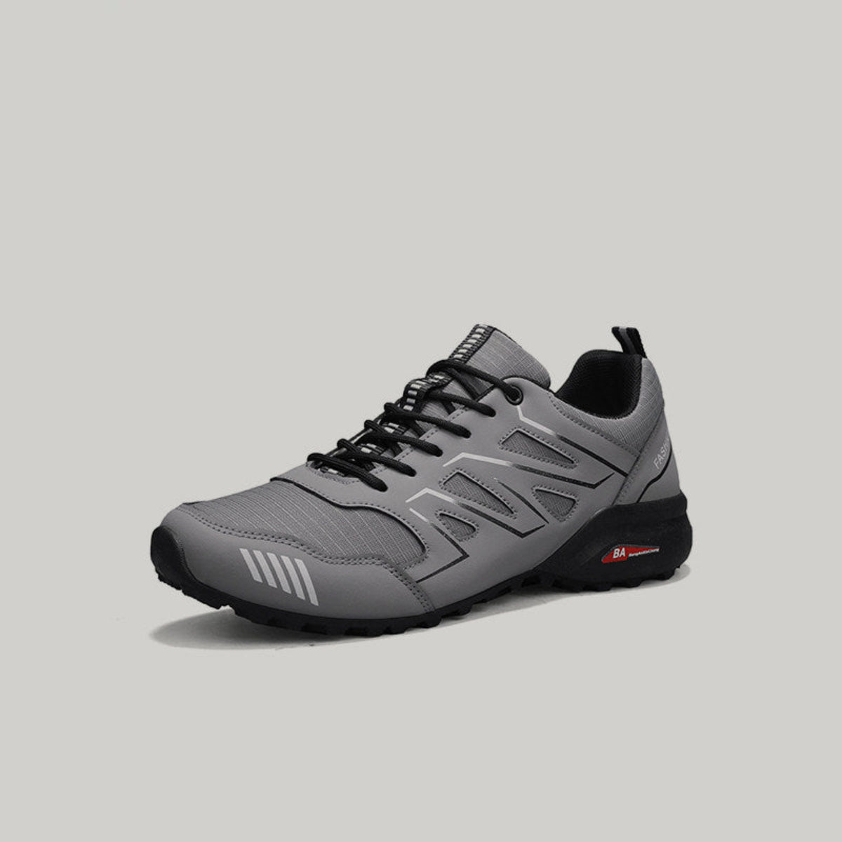 Mesh Panel Sport Lace-Up Sneakers