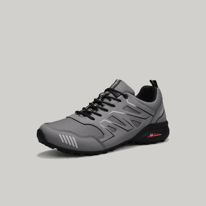 Mesh Panel Sport Lace-Up Sneakers