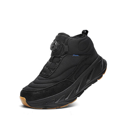 Soft Sole Shock Absorbing Outdoor High-Top Sporty Sneakers