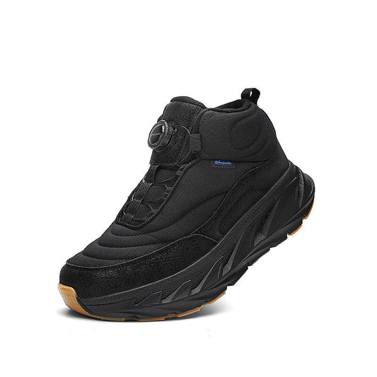 Soft Sole Shock Absorbing Outdoor High-Top Sporty Sneakers
