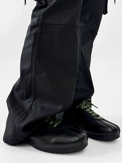 Soft Sole Flat Leather Derby Shoes
