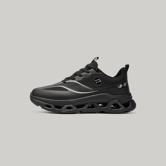 Hollow Sole Panel Sport Sneakers