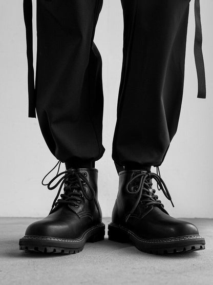 Lace-Up Ankle Boots