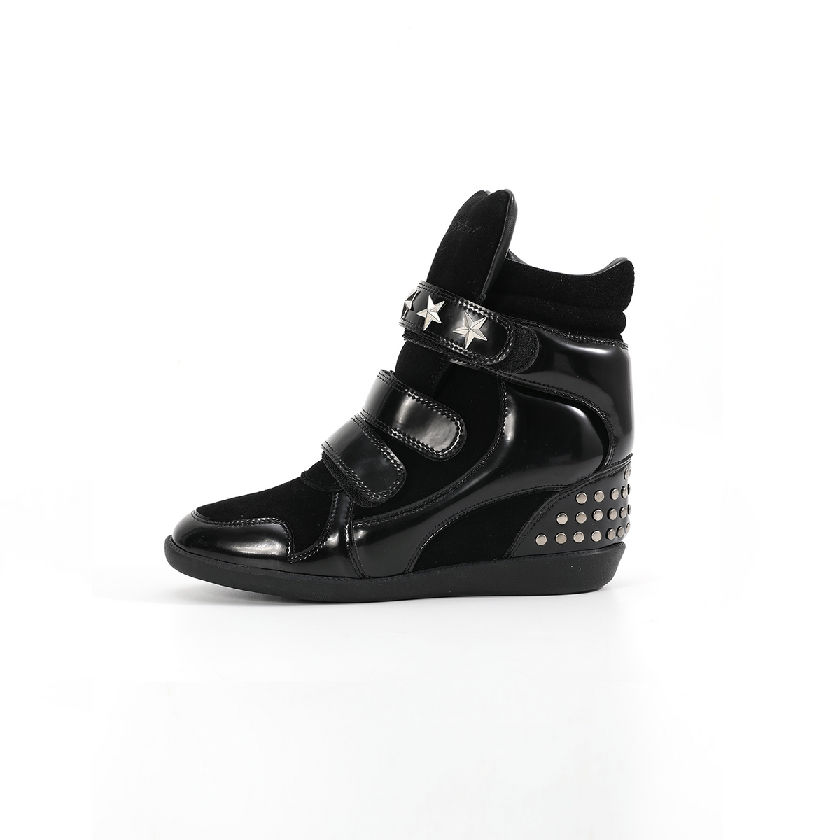 Starstrap Suede Wedge Sneaker Boots