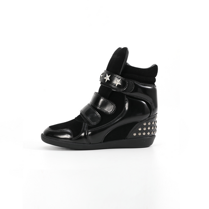 Starstrap Suede Wedge Sneaker Boots