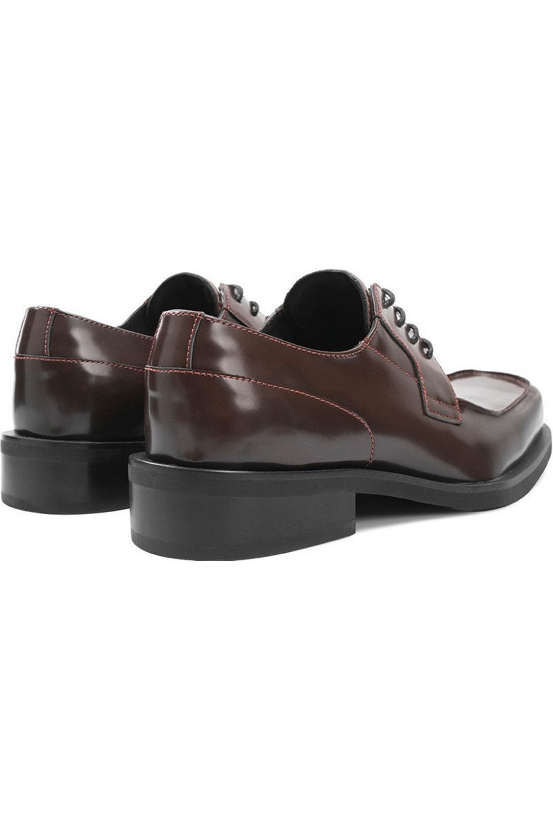 Square-Toe Derby Shoes