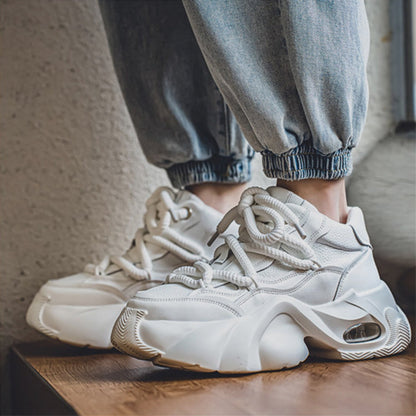 High-Top Dirt-Resistant Simple Thick Sole Workwear Shoes