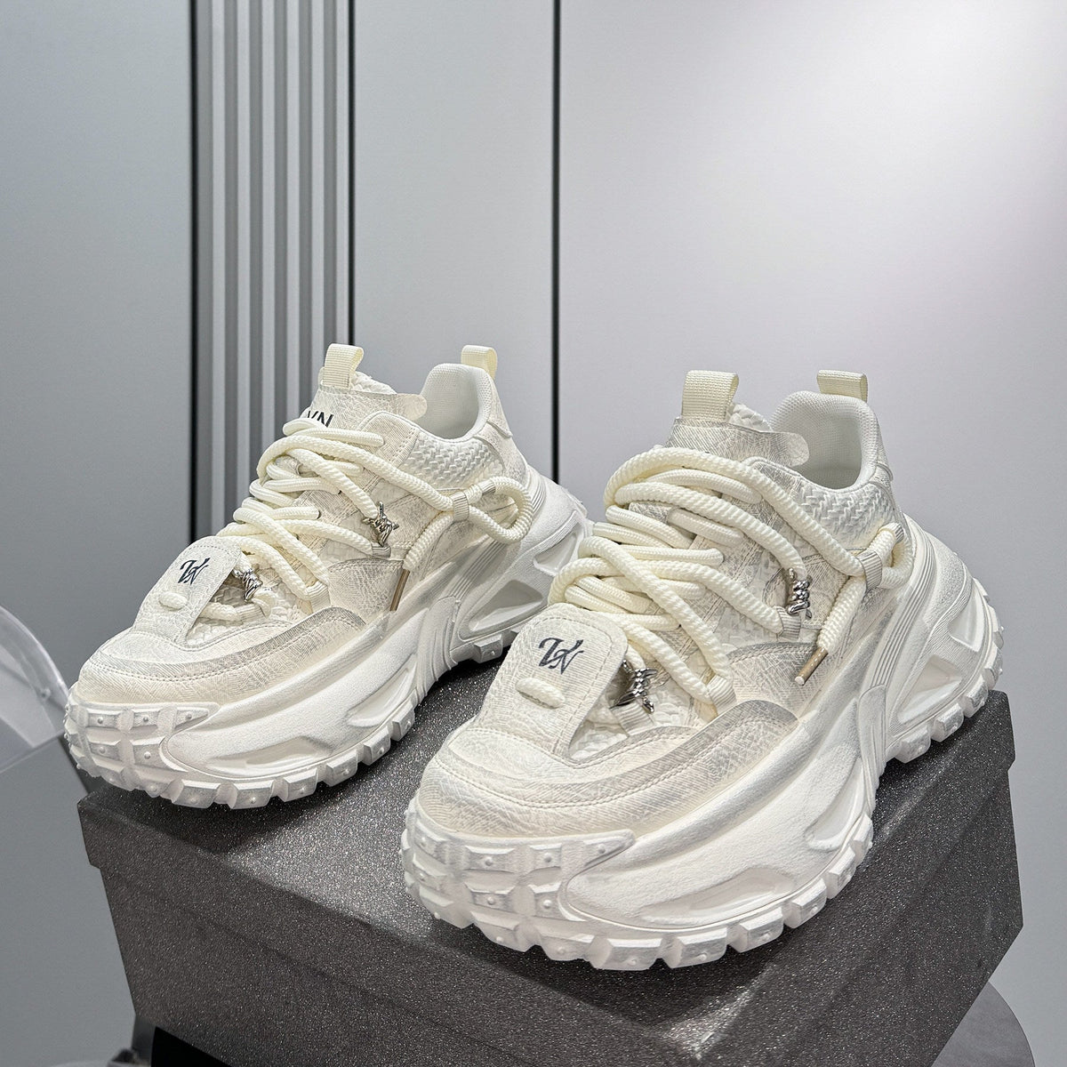 Charm Rope Thick Sole Sneakers WN24762