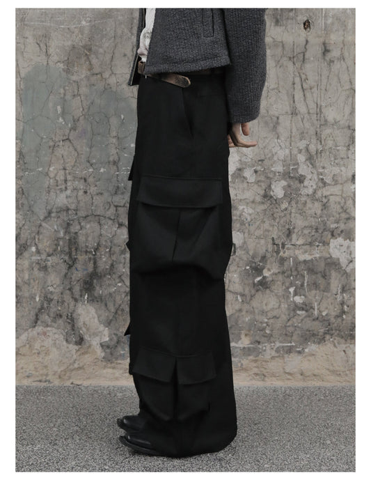 Multi-pocket casual pants