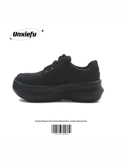 Chunky Sole Platform Derby Dad Sneakers