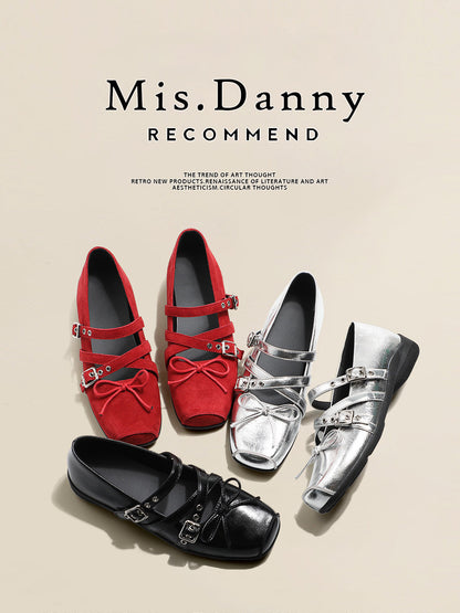 Ribbon Strap Mary Jane Heels