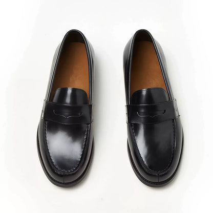 Matte Full-Grain Leather Loafers