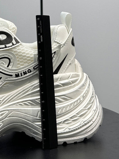 Chunky Platform Mesh Sneakers