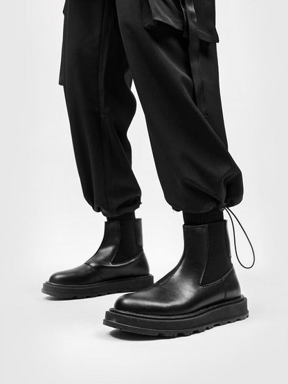 Side Gore Thick Sole Short Boots