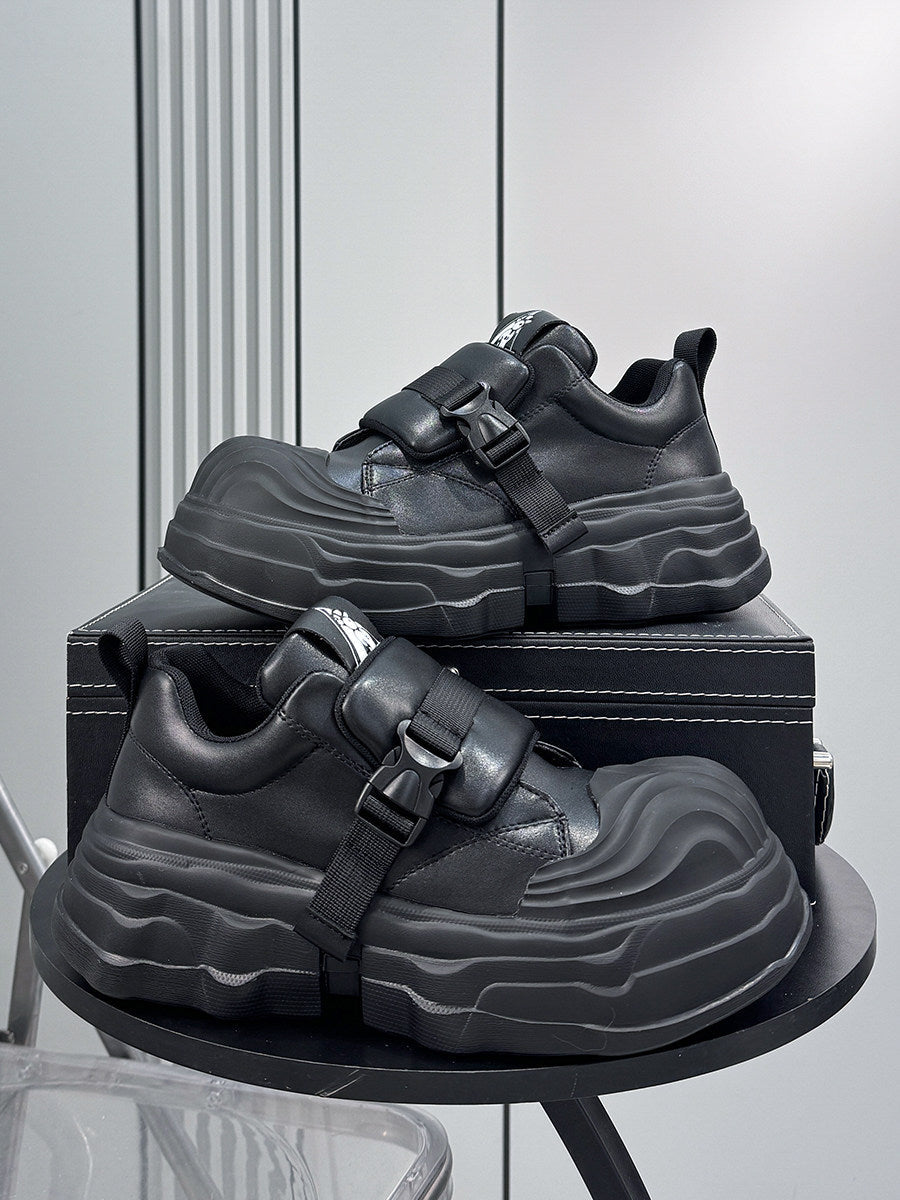 Strap Buckle Chunky Sole Sneakers
