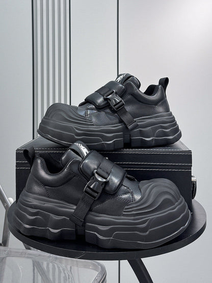 Strap Buckle Chunky Sole Sneakers
