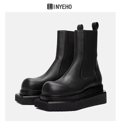 Round-Toe Short Boots