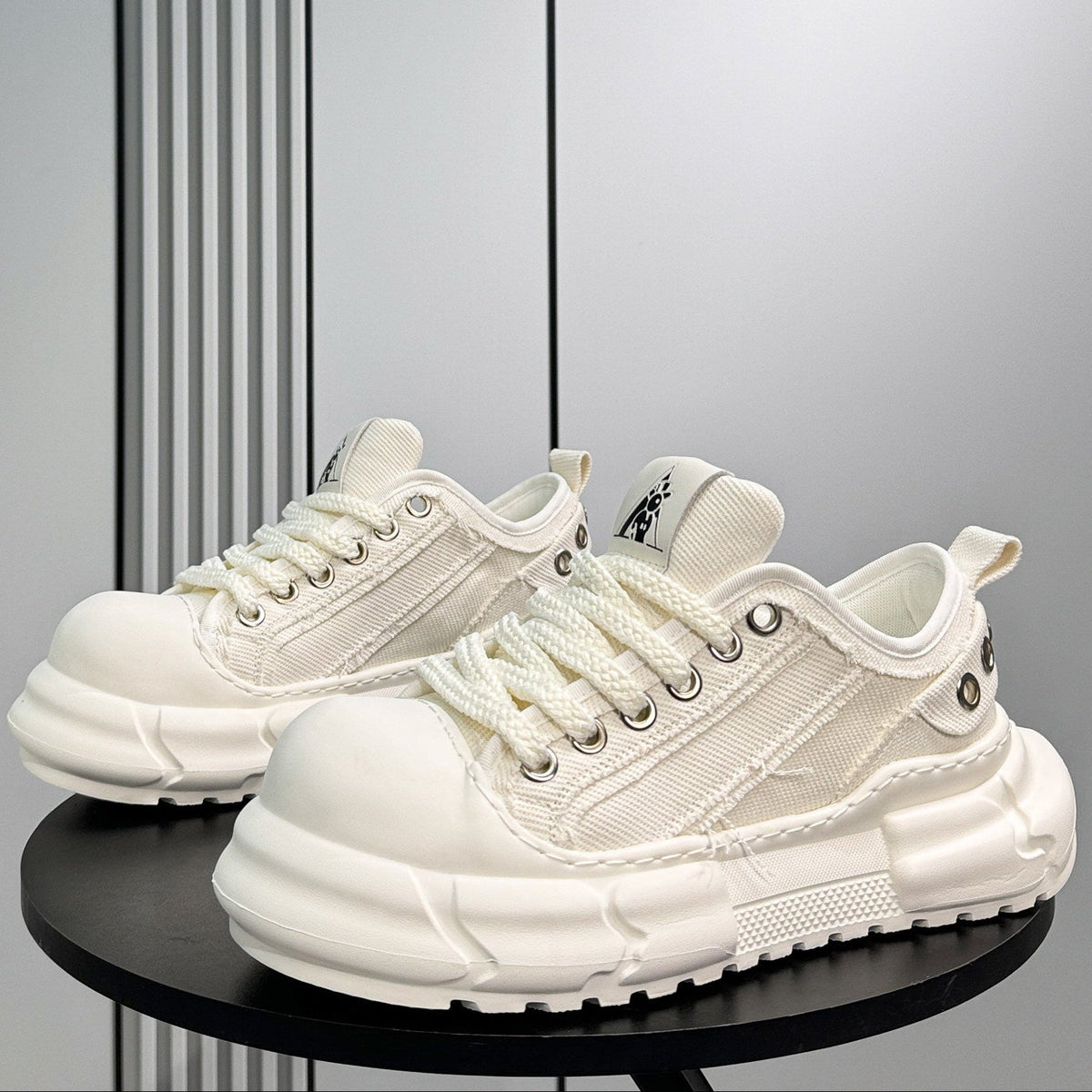 Panel Chunky Sole Sneakers