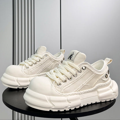 Panel Chunky Sole Sneakers
