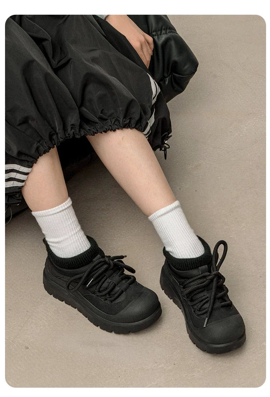 Alpine Grip Fleece-Lined Platform Sneakers