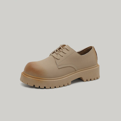 Chunky Sole Lace-Up Shoes