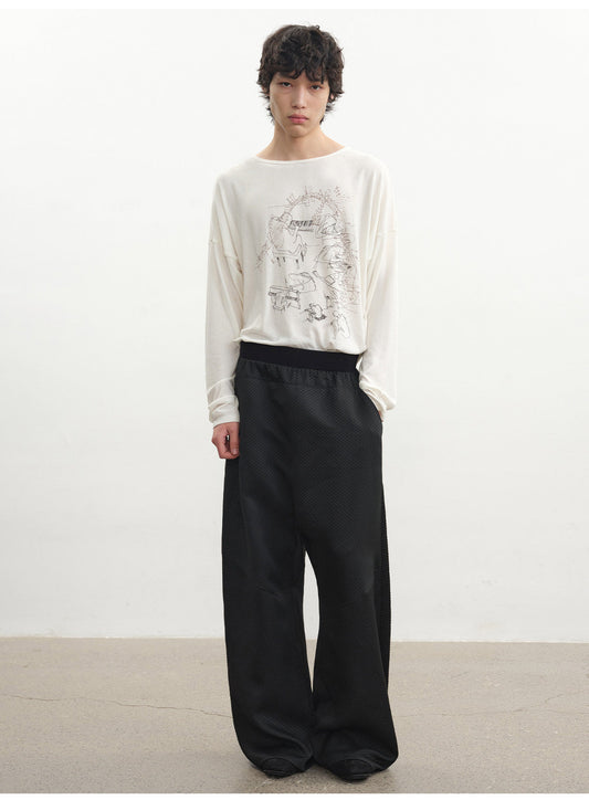 Quilted Casual Pants