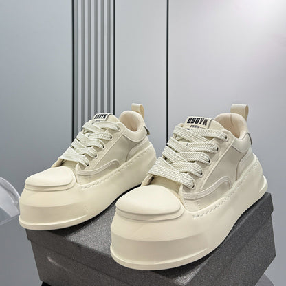 Rope Lace Platform Chunky Sole Sneakers