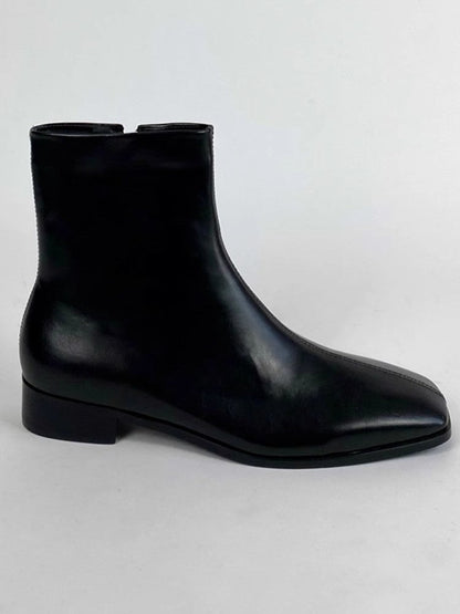【Speed Shipping】Chelsea Waterproof Leather High Cut Boots WN6773-S