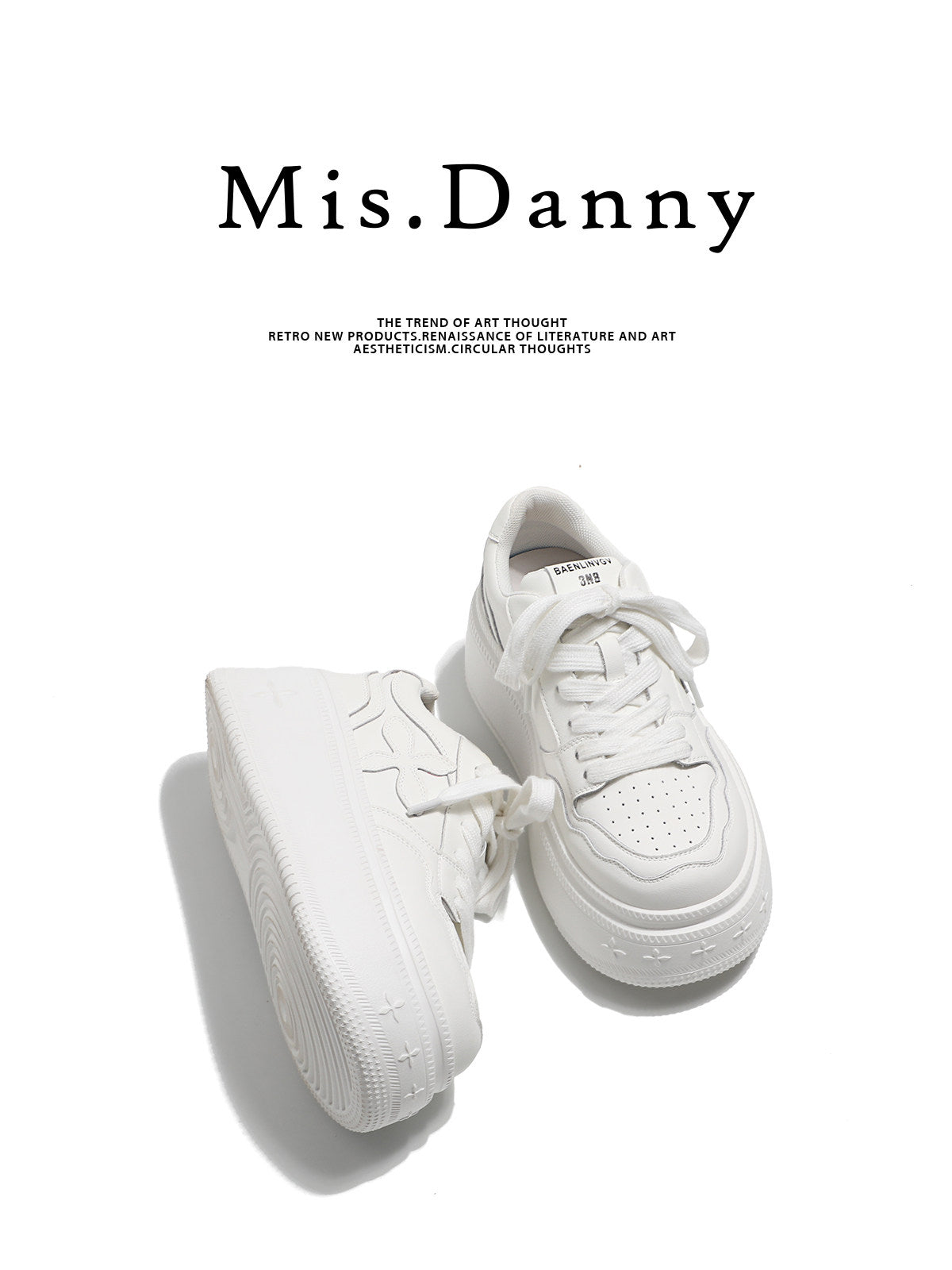 Chunky Sole Lace-Up Sneakers