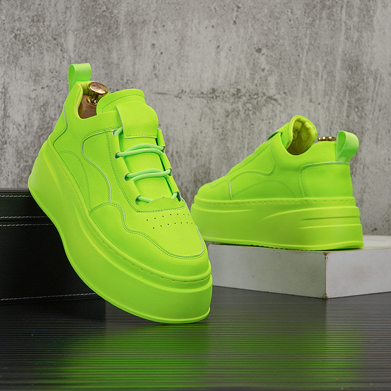 Platform Lace-Up Sneakers