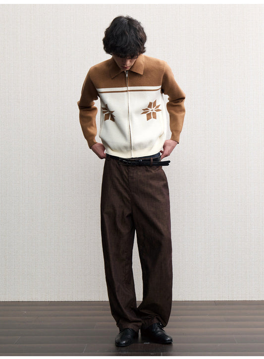 Thread Patchwork Casual Pants