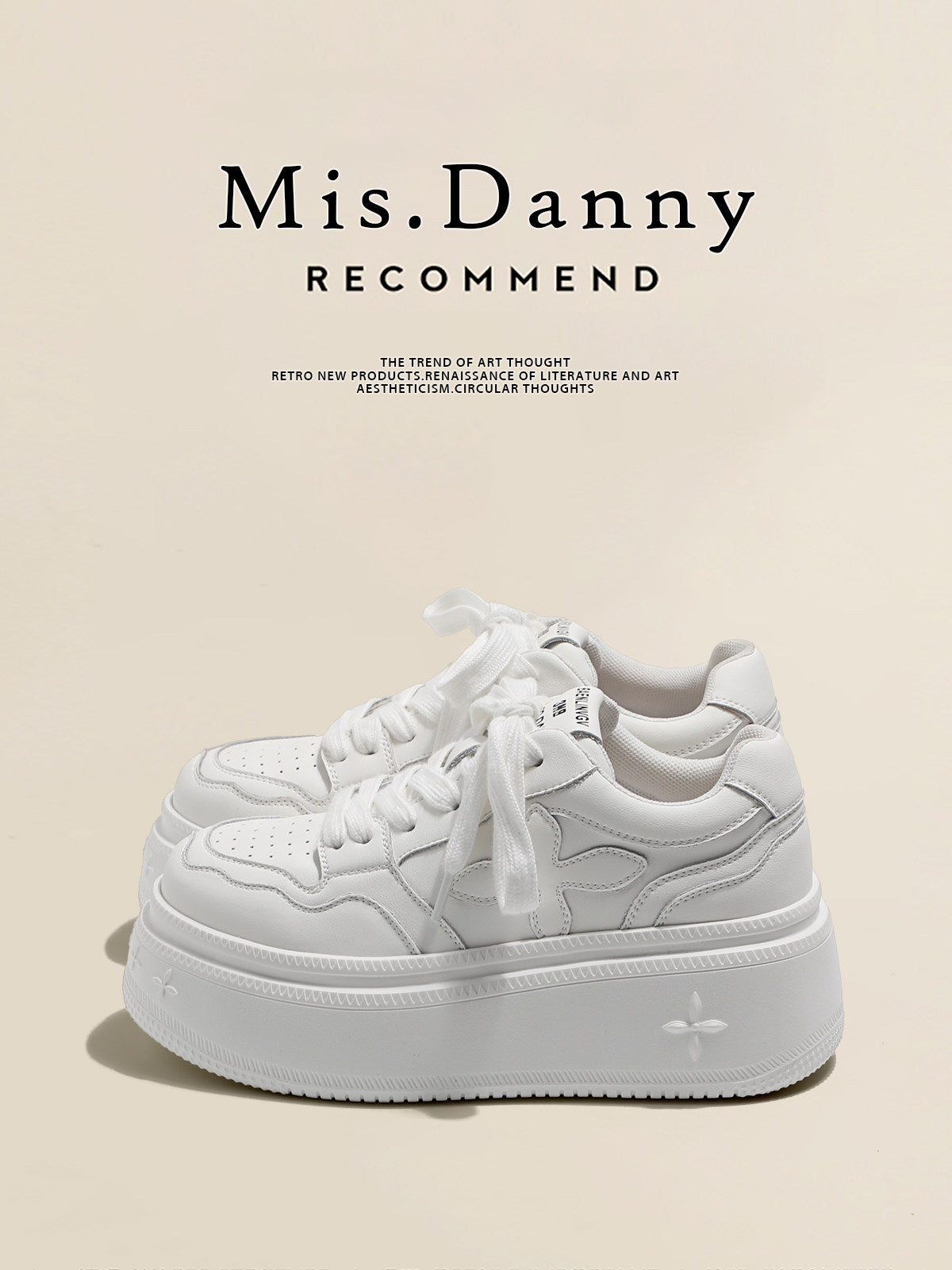 Chunky Sole Lace-Up Sneakers