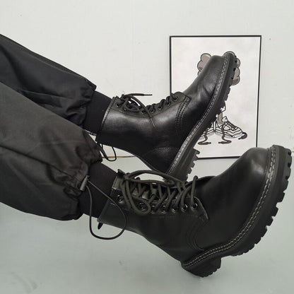 Lace-Up Ankle Boots