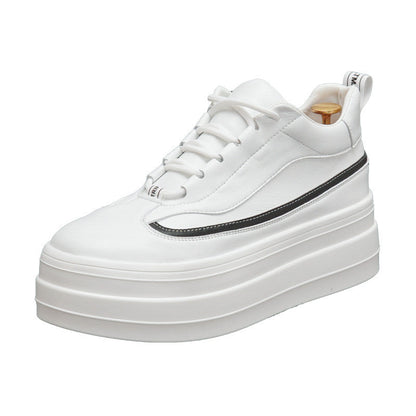 Thick-Sole Height-Increasing Skate Sneakers