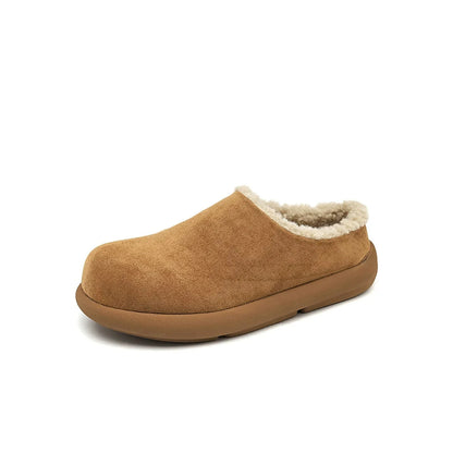 Amber Cloud Suede Clogs