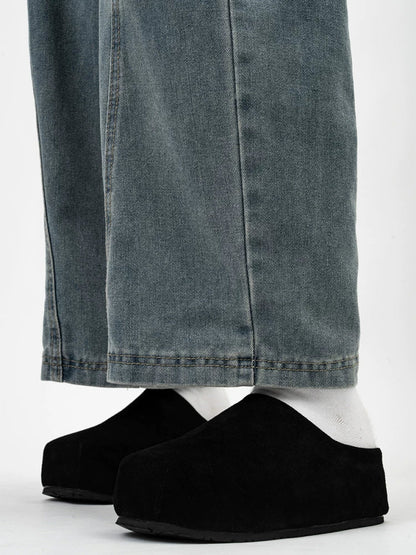Box Toe Loft Suede Clogs