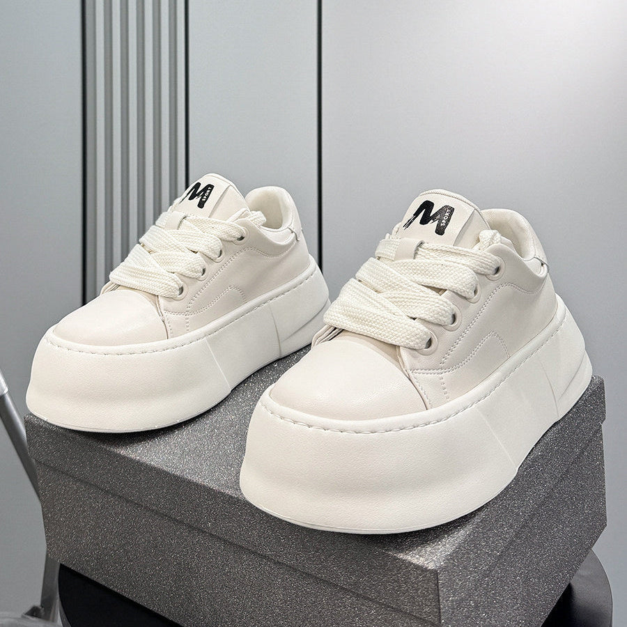 Lace Up Platform Thick Sole Sneakers