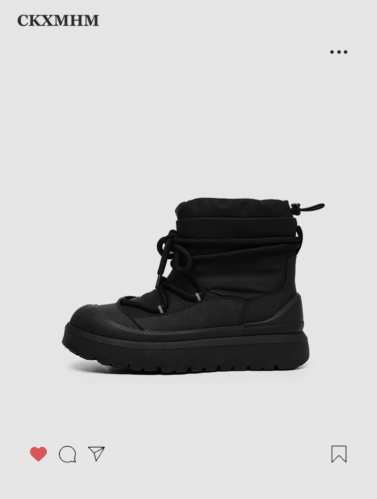 Winter Fleece Lined High-Top Boots