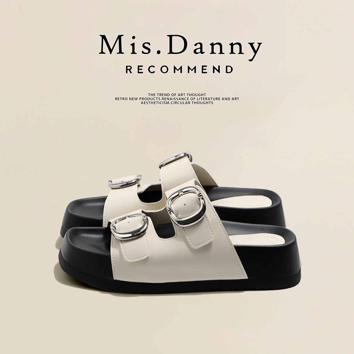 4.5cm Cork Platform Sandals