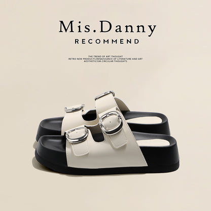 4.5cm Cork Platform Sandals