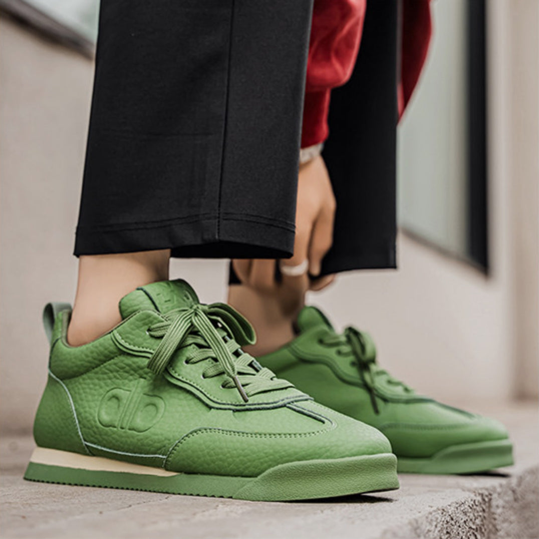 Leather Soft Sole Sporty Shoes