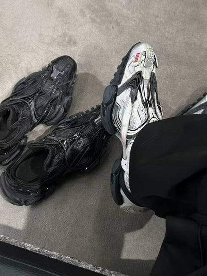 Crocodile Chunky Sole Dad Sneakers