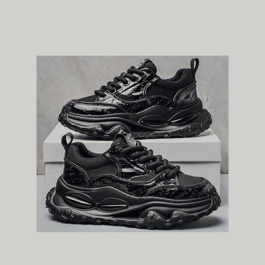 Breathable Mesh Platform Sneakers