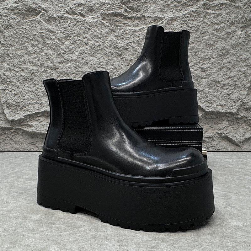 Chunky Platform Chelsea Boots