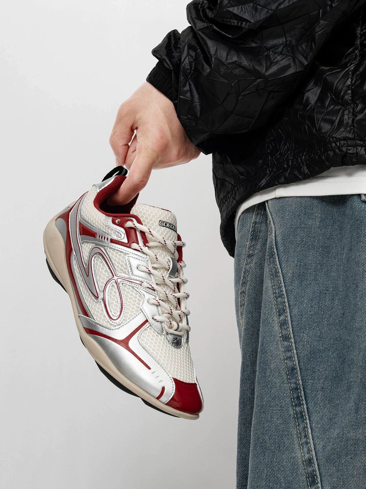 Futuristic Retro Runner Sneakers