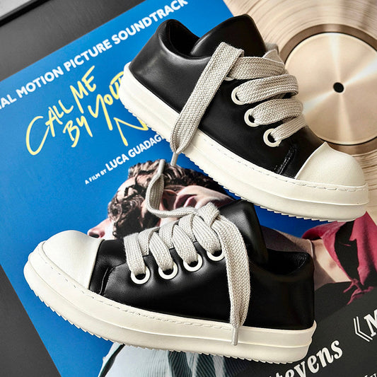 Rope Lace Platform Sneakers