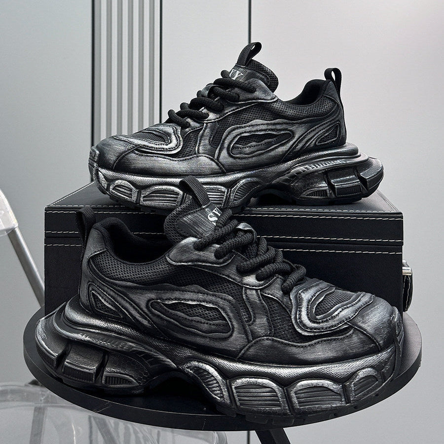 Platform Chunky Lace-Up Sneakers WN24818