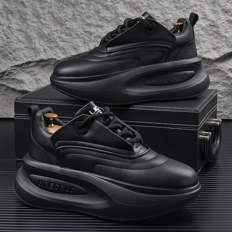 Chunky Platform Lace-Up Sneakers